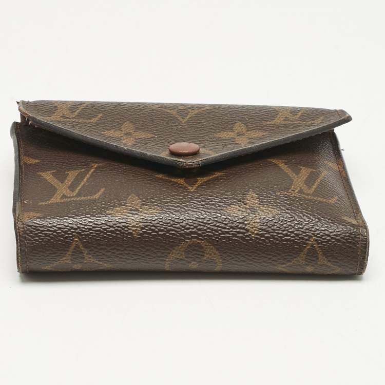 Pre Owned Louis Vuitton Monogram Canvas Victorine Wallet