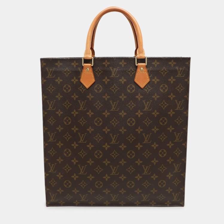 Pre Owned Louis Vuitton Monogram Canvas Sac Plat Bag