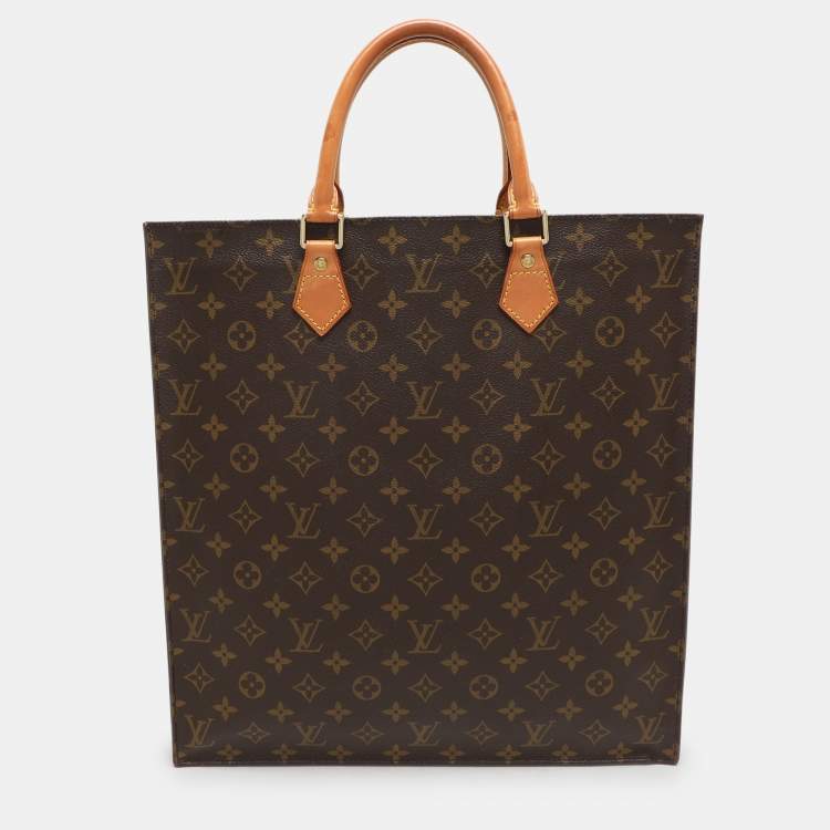 Pre Owned Louis Vuitton Monogram Canvas Sac Plat Bag