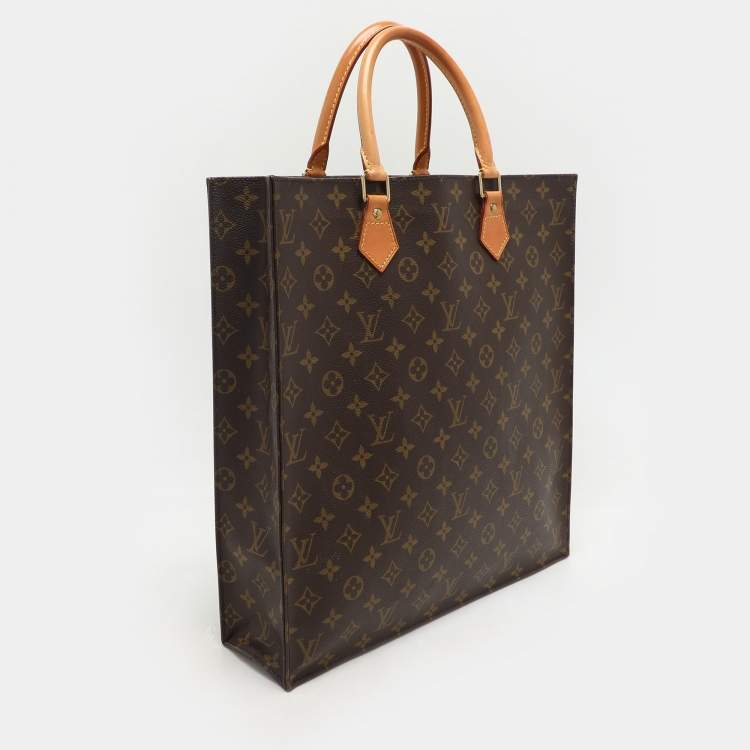 Pre Owned Louis Vuitton Monogram Canvas Sac Plat Bag