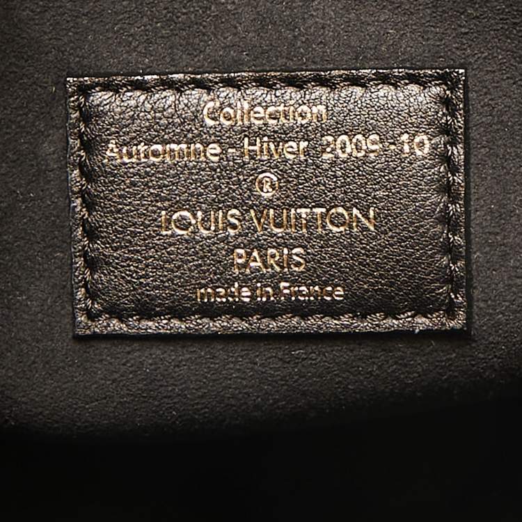 Pre Owned Louis Vuitton Black Monogram Canvas Limited Edition Eclipse Alma Bag