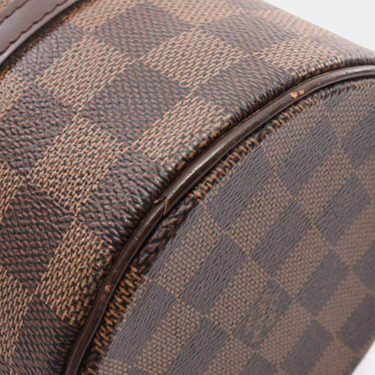 Pre Owned Louis Vuitton Brown Damier Ebene Canvas Papillon 36 Handbag