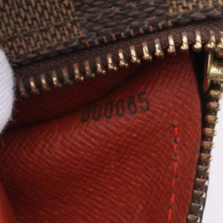 Pre Owned Louis Vuitton Brown Damier Ebene Canvas Papillon 36 Handbag