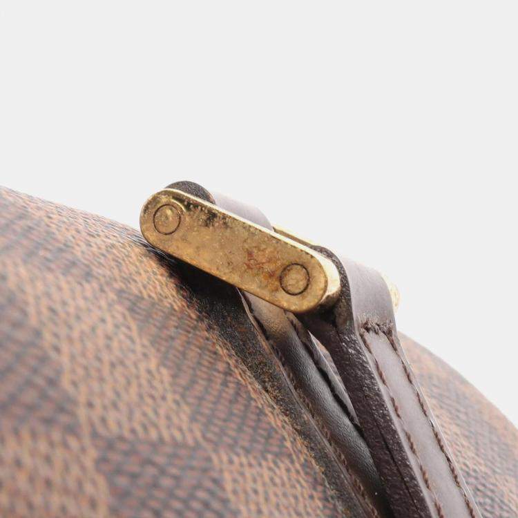 Pre Owned Louis Vuitton Brown Damier Ebene Canvas Papillon 36 Handbag