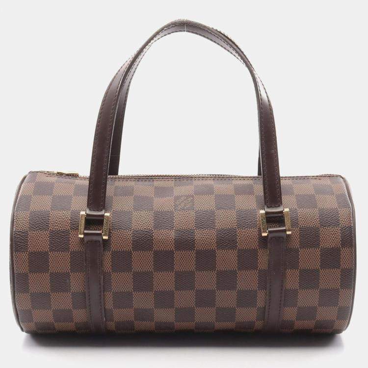Pre Owned Louis Vuitton Brown Damier Ebene Canvas Papillon 36 Handbag