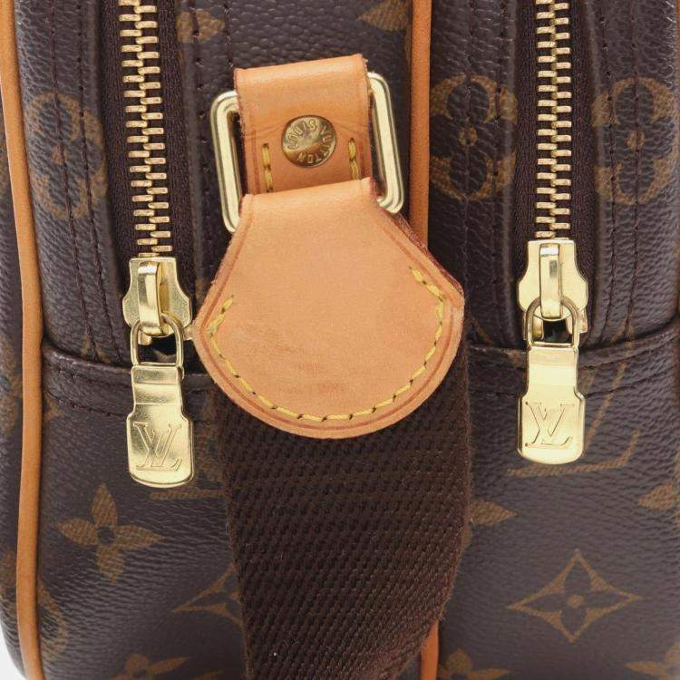 Pre Owned Louis Vuitton Brown Monogram Canvas Reporter PM Shoulder Bag