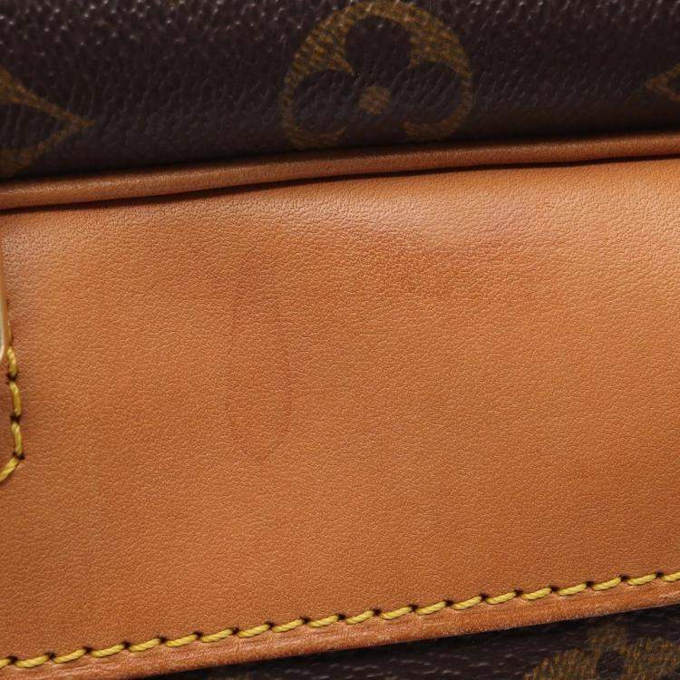 Pre Owned Louis Vuitton Brown Monogram Canvas Deauville Bowling Vanity Handbag