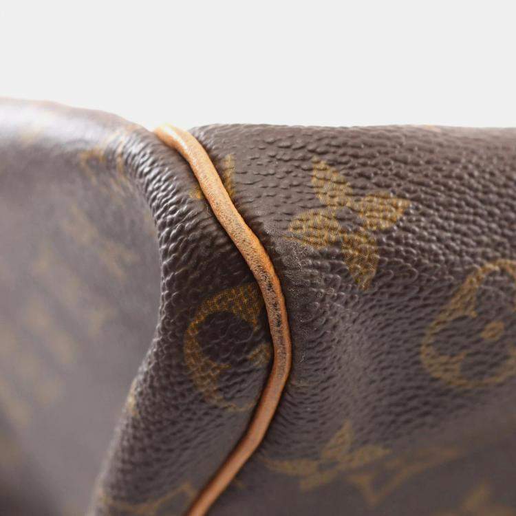 Pre Owned Louis Vuitton Keepall 60 Brown Monogram Canvas Boston Bag