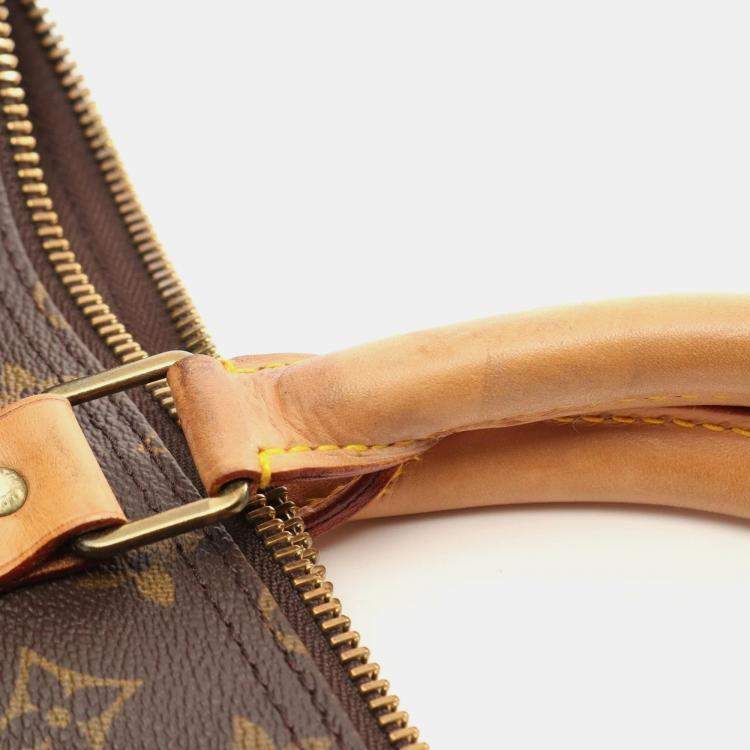 Pre Owned Louis Vuitton Keepall 60 Brown Monogram Canvas Boston Bag