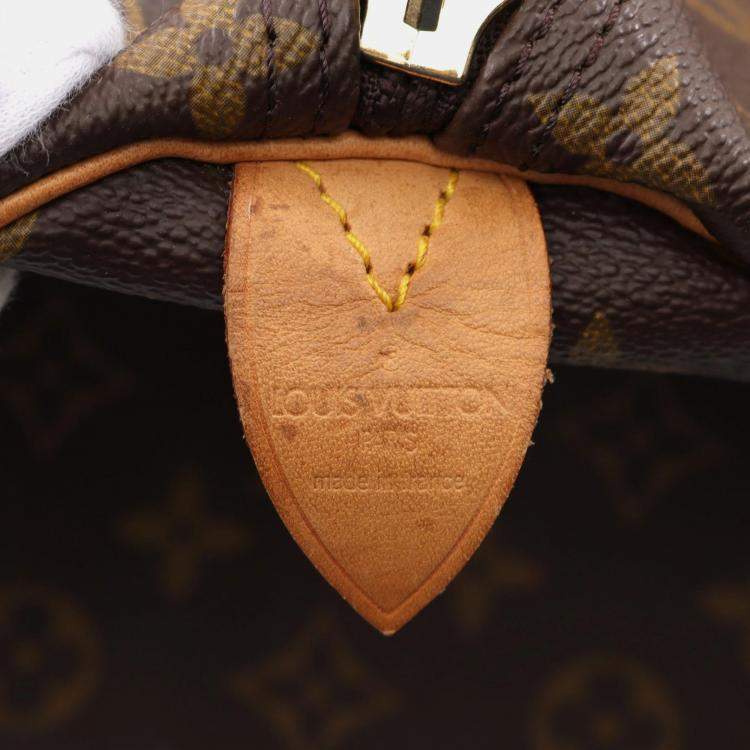 Pre Owned Louis Vuitton Keepall 60 Brown Monogram Canvas Boston Bag