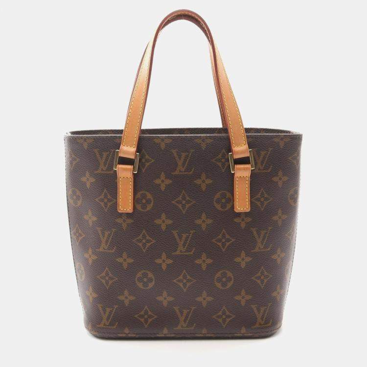 Pre Owned Louis Vuitton Vavin PM Brown Monogram Canvas Tote Bag