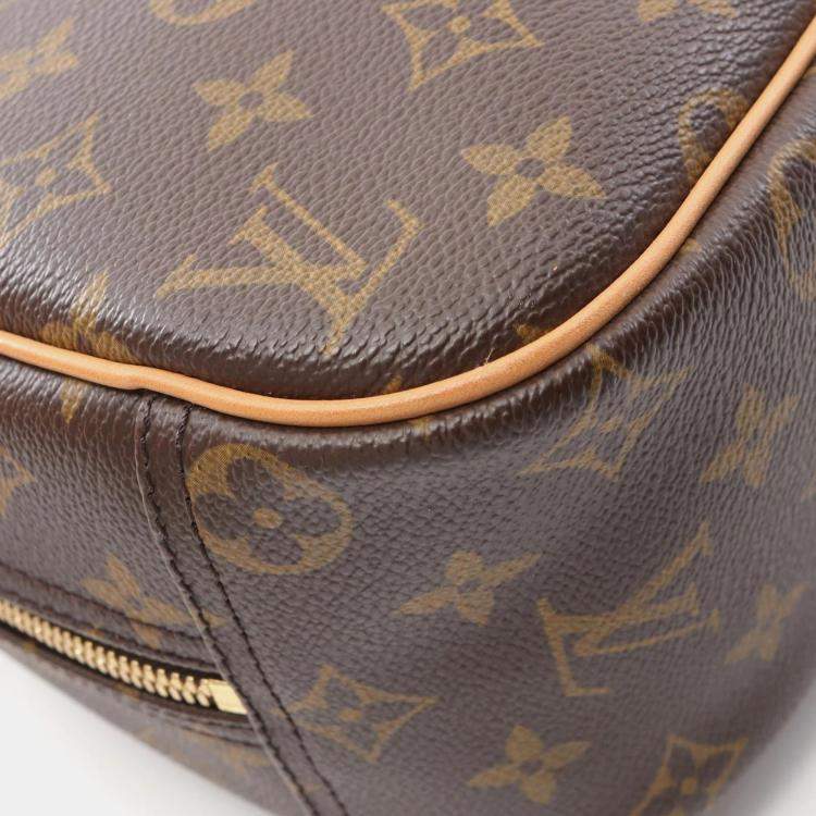 Pre Owned Louis Vuitton Trouville Brown Monogram Canvas Handbag