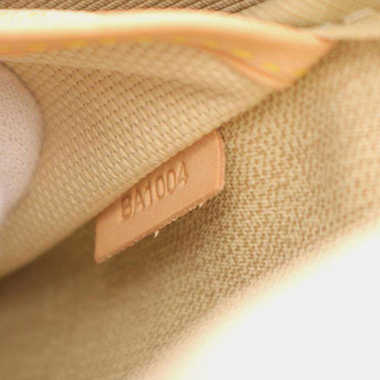 Pre Owned Louis Vuitton Trouville Brown Monogram Canvas Handbag