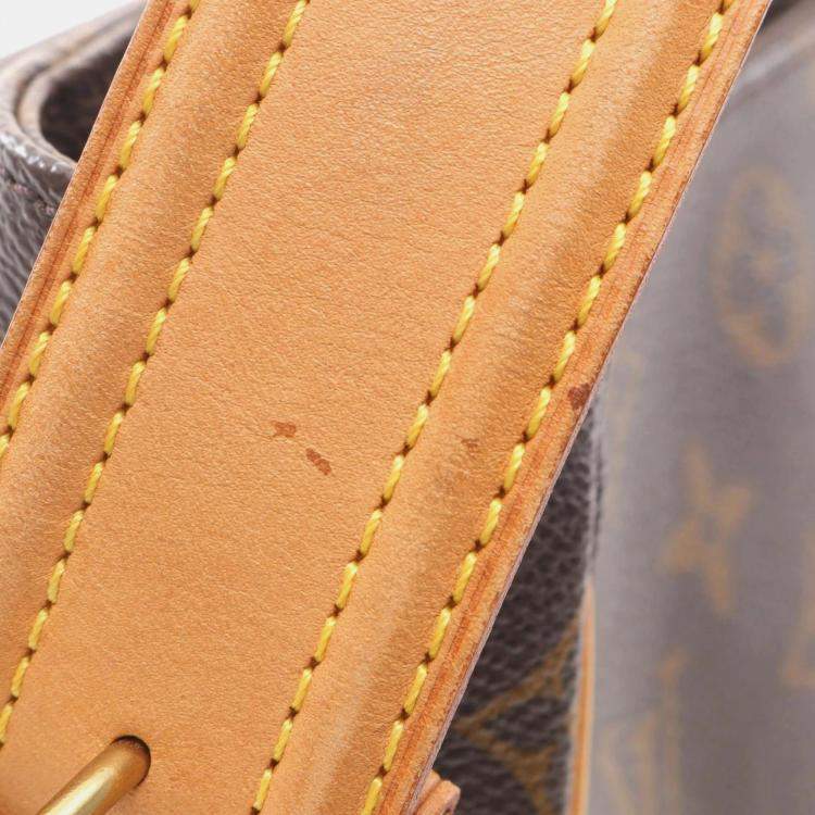Pre Owned Louis Vuitton Viva Cite GM Brown Monogram Canvas Shoulder Bag
