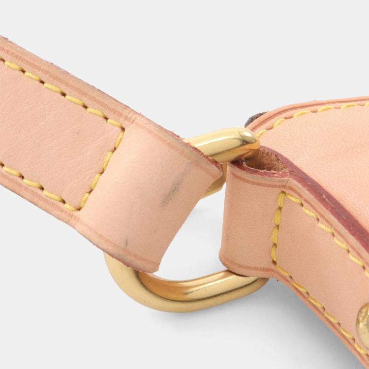 Pre Owned Louis Vuitton Odeon Pm Shoulder Crossbody Bag Monogram Leather Brown