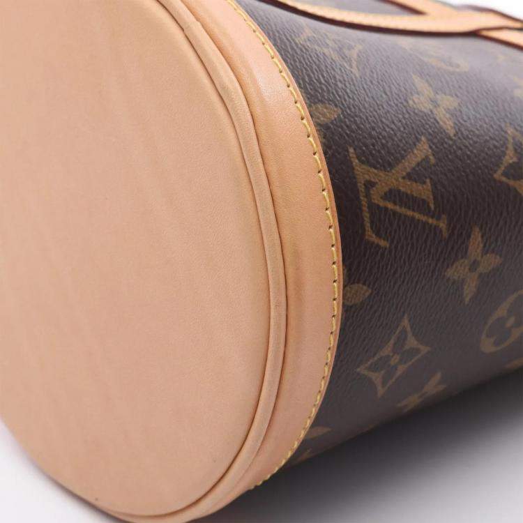 Pre Owned Louis Vuitton Duffle Brown Monogram Canvas Shoulder Bag