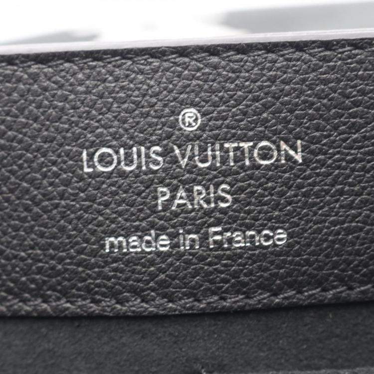 Pre Owned Louis Vuitton Lock Me Ever MM Black Top Handle Bag