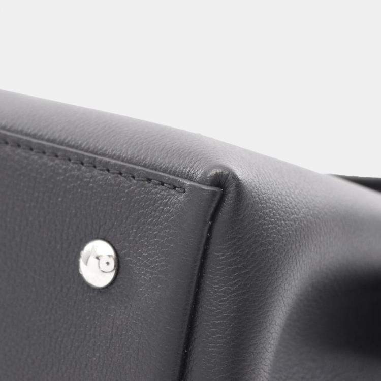 Pre Owned Louis Vuitton Lock Me Ever MM Black Top Handle Bag