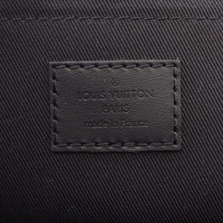 Pre Owned Louis Vuitton Steamer PM Black Monogram Taurillon Leather Shoulder Bag