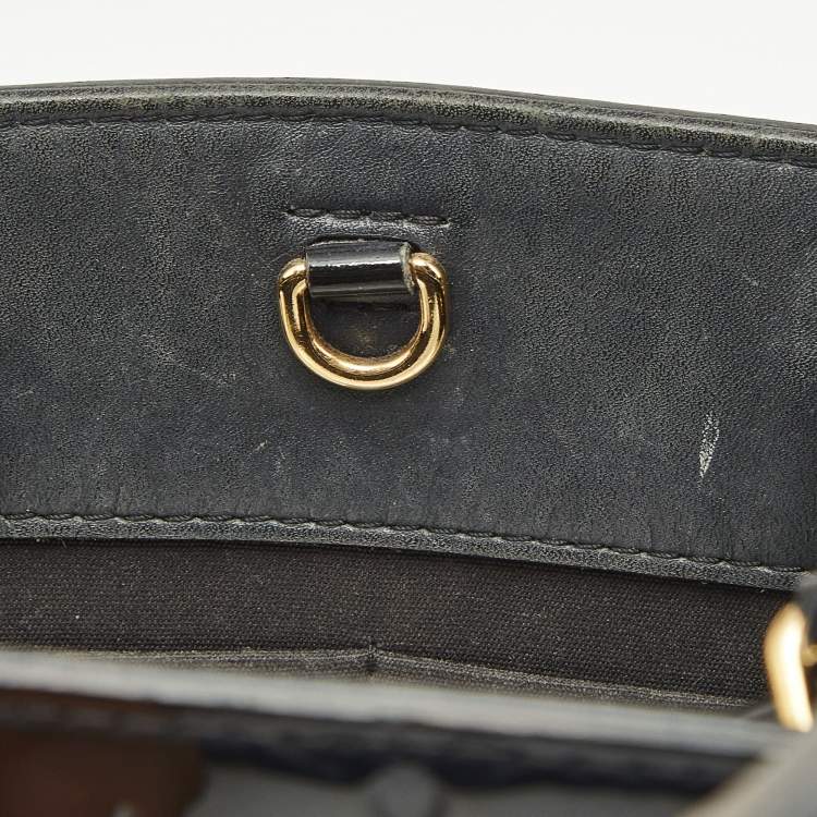 Pre Owned Louis Vuitton Black Magnetique Monogram Vernis Montaigne BB Bag