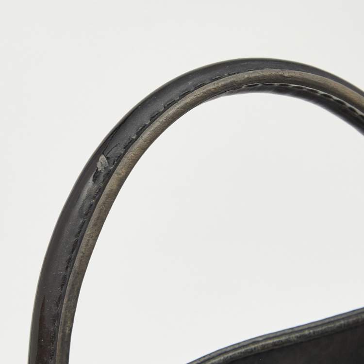 Pre Owned Louis Vuitton Black Magnetique Monogram Vernis Montaigne BB Bag