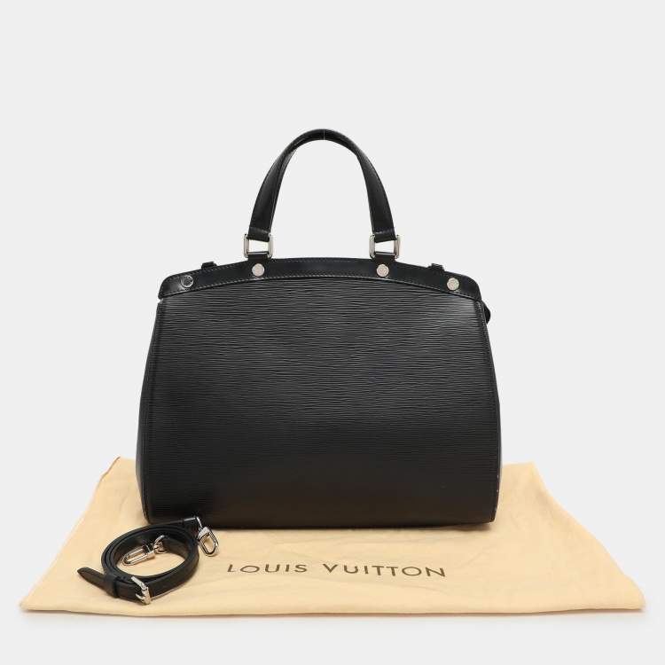 Pre Owned Louis Vuitton Black Epi Leather Brea GM Bag