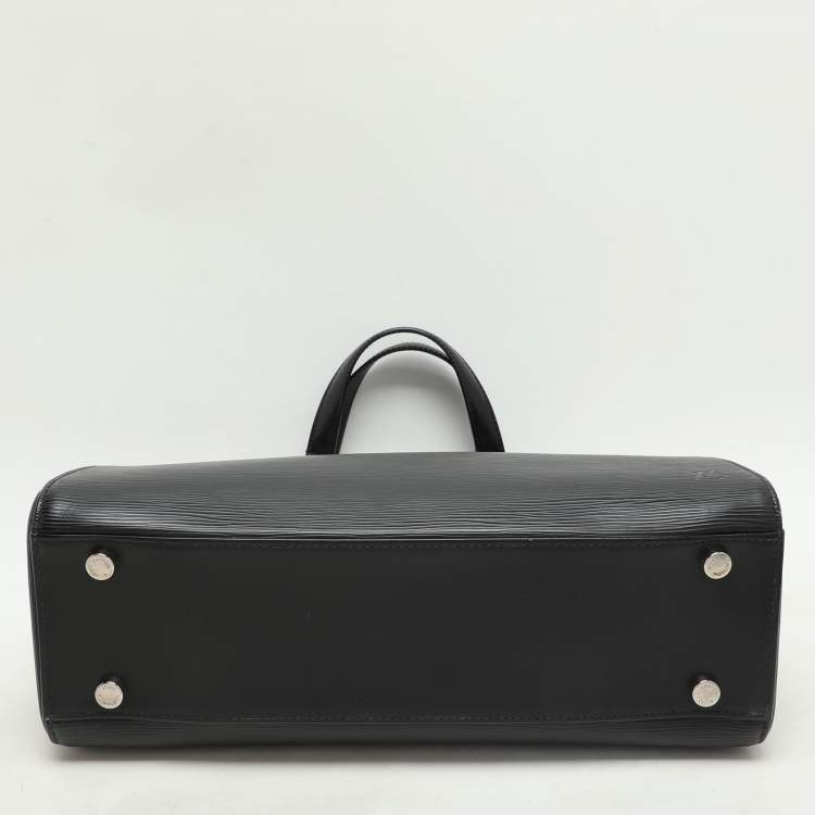 Pre Owned Louis Vuitton Black Epi Leather Brea GM Bag