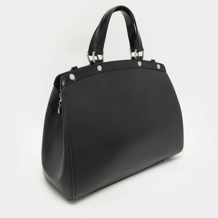 Pre Owned Louis Vuitton Black Epi Leather Brea GM Bag