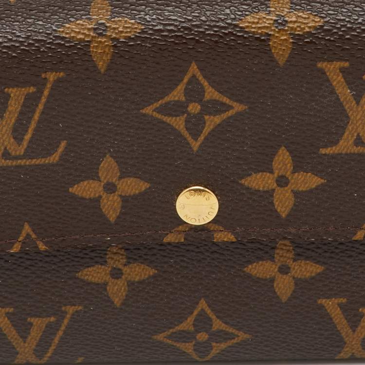 Pre Owned Louis Vuitton Monogram Canvas Sarah Long Wallet