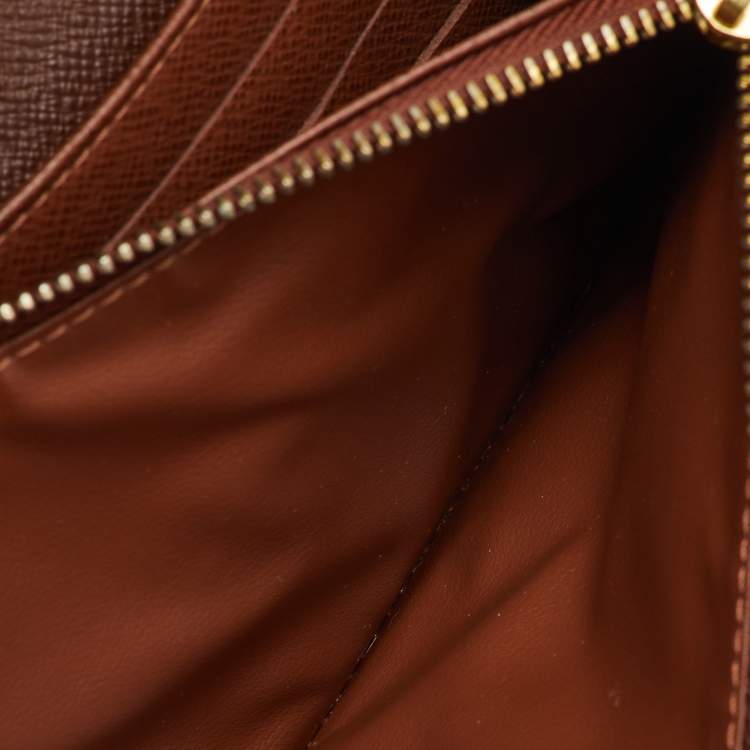 Pre Owned Louis Vuitton Monogram Canvas Sarah Long Wallet