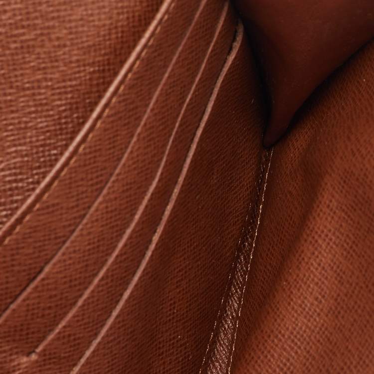 Pre Owned Louis Vuitton Monogram Canvas Sarah Long Wallet