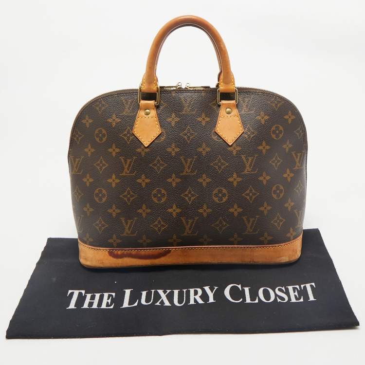 Pre Owned Louis Vuitton Monogram Canvas Alma PM Bag