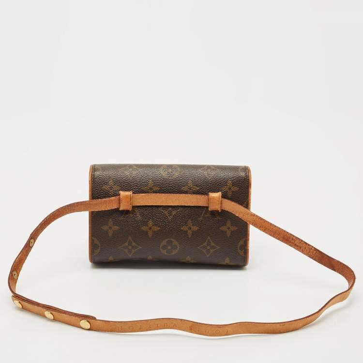 Pre Owned Louis Vuitton Monogram Canvas Pochette Florentine Belt Bag