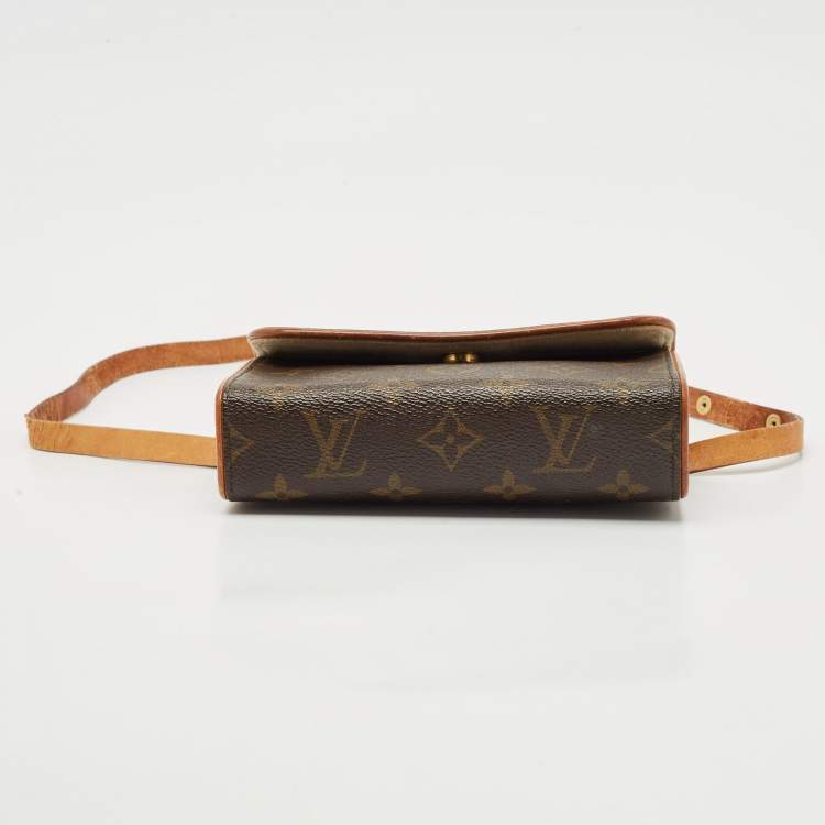 Pre Owned Louis Vuitton Monogram Canvas Pochette Florentine Belt Bag