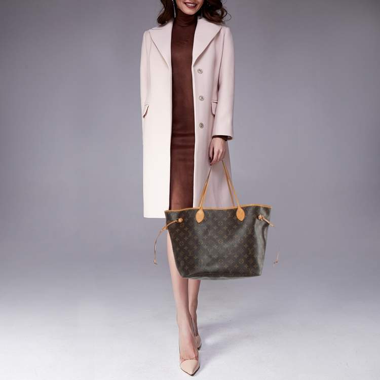 Pre Owned Louis Vuitton Monogram Canvas Neverfull MM Bag