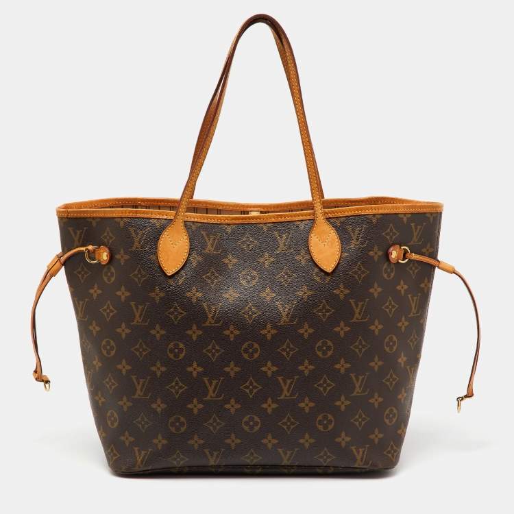 Pre Owned Louis Vuitton Monogram Canvas Neverfull MM Bag