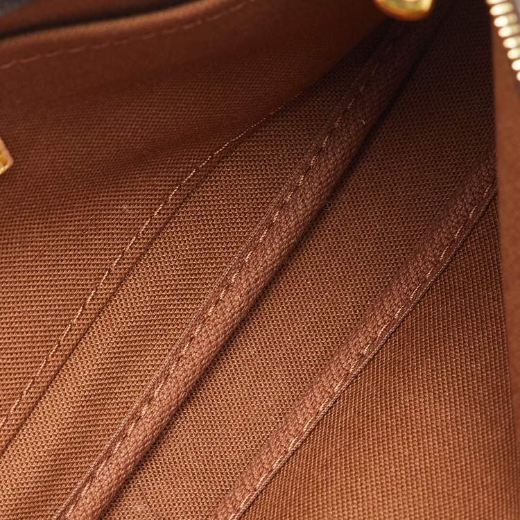 Pre Owned Louis Vuitton Khaki Green Monogram Canvas Multi Pochette Accessoires Bag