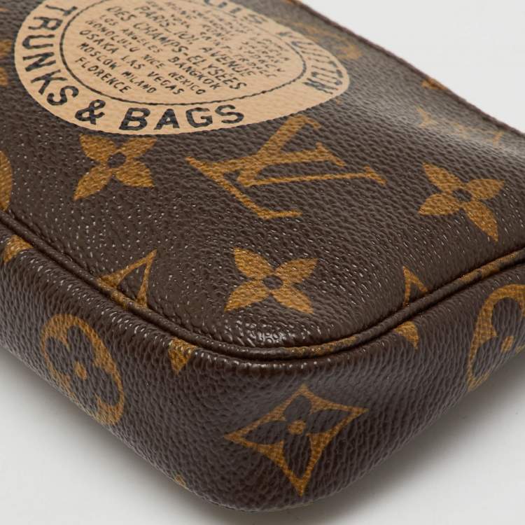 Pre Owned Louis Vuitton Monogram Canvas Limited Edition Mini Pochette Accessoires Bag