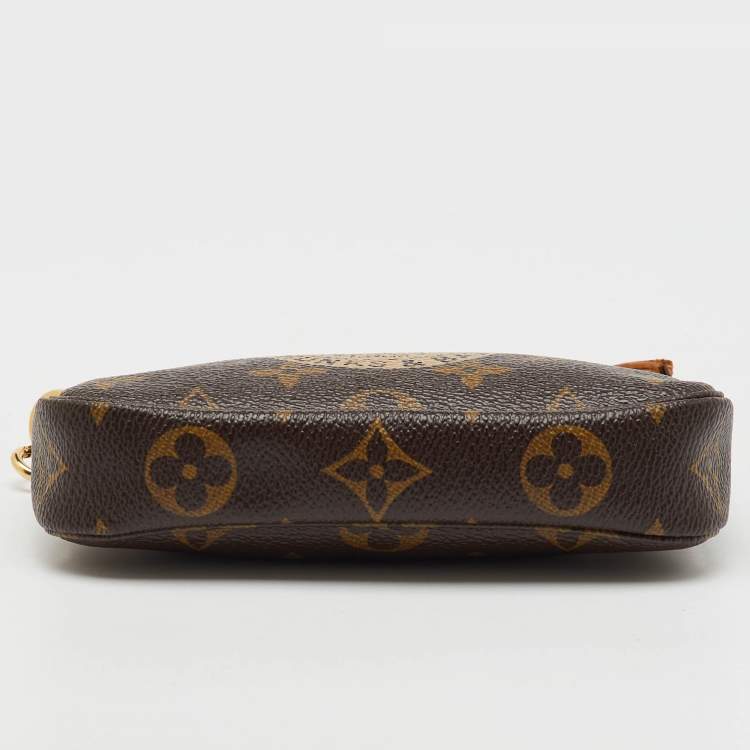 Pre Owned Louis Vuitton Monogram Canvas Limited Edition Mini Pochette Accessoires Bag