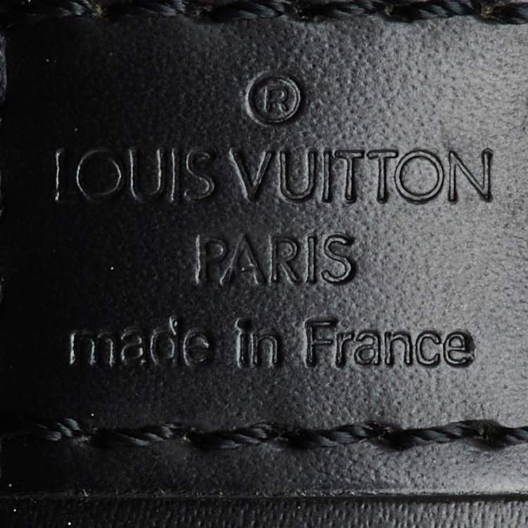 Pre Owned Louis Vuitton Black Epi Leather Alma PM Bag