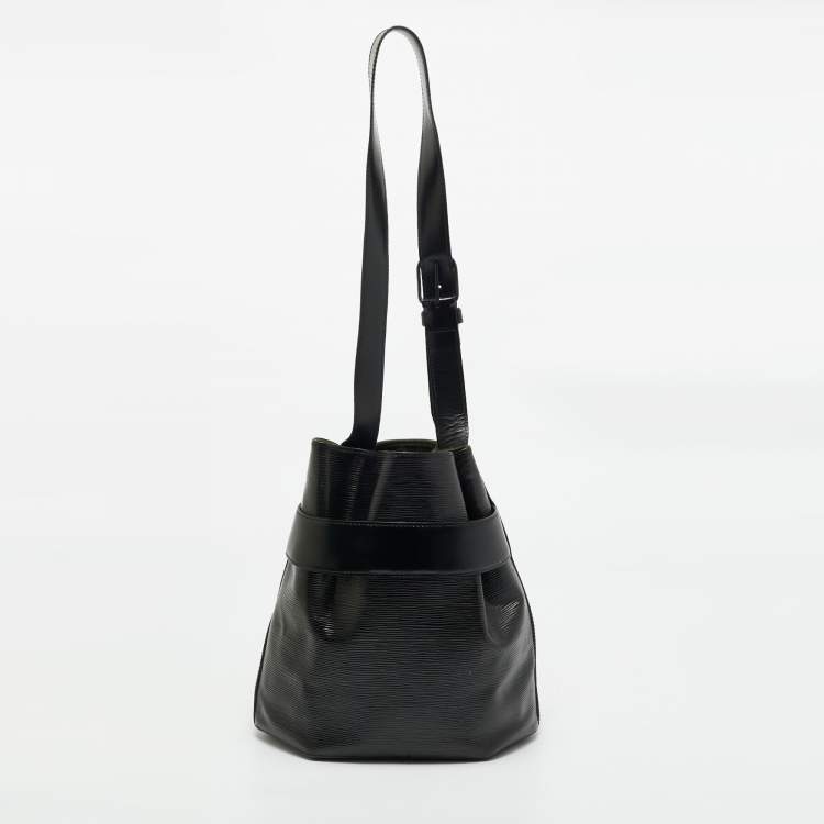 Pre Owned Louis Vuitton Black Epi Leather Sac D'Epaule PM Bag