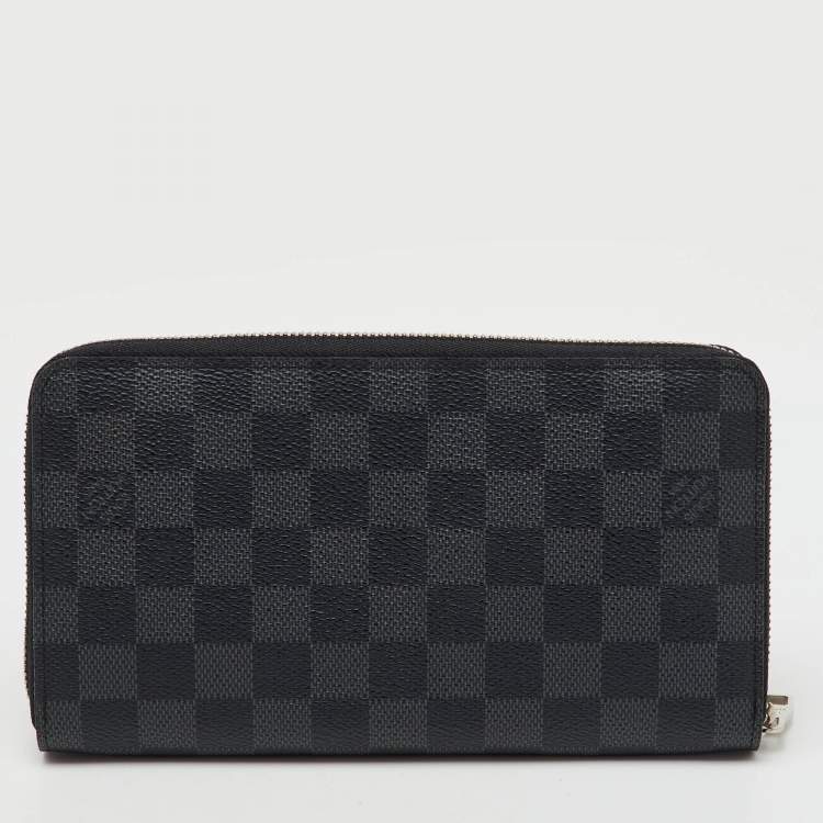 Pre Owned Louis Vuitton Damier Graphite Canvas Zippy Organizer