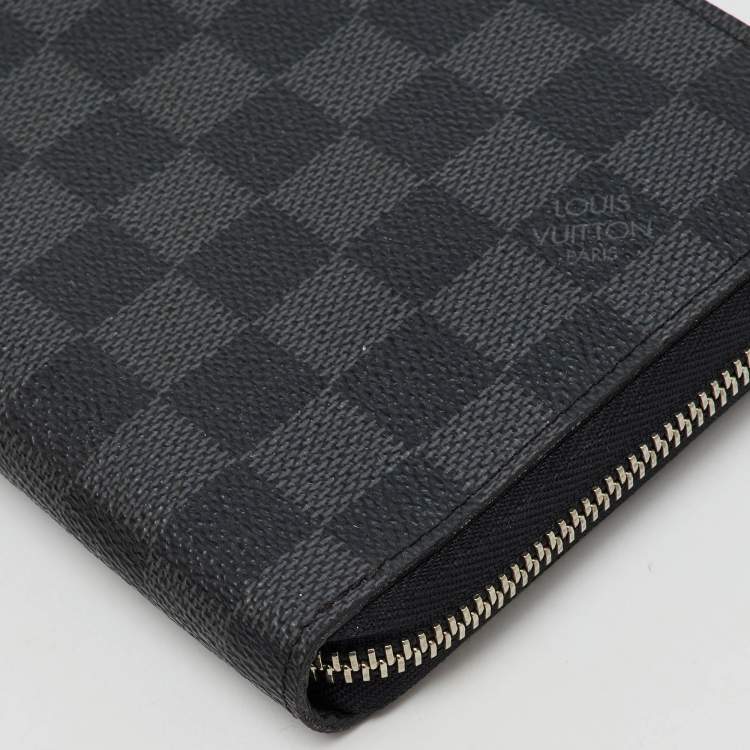 Pre Owned Louis Vuitton Damier Graphite Canvas Zippy Organizer