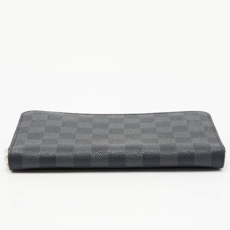 Pre Owned Louis Vuitton Damier Graphite Canvas Zippy Organizer
