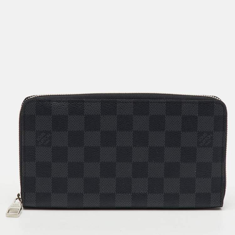 Pre Owned Louis Vuitton Damier Graphite Canvas Zippy Organizer