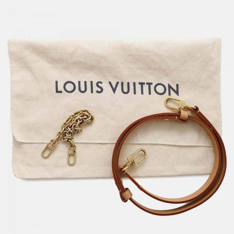 Pre Owned Louis Vuitton Loop Denim Blue Monogram Canvas Shoulder Bag