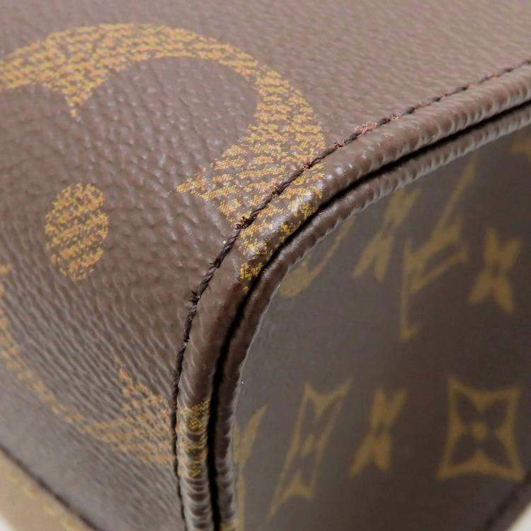 Pre Owned Louis Vuitton Onthego PM Brown Monogram Giant Reverse Canvas Tote Bag
