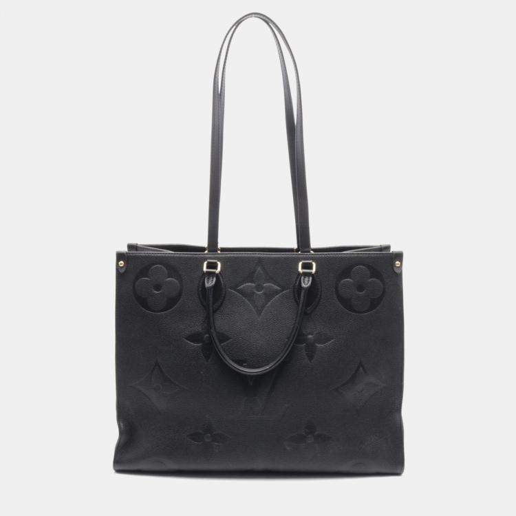 Louis Vuitton OnTheGo GM Black Monogram Empreinte Leather