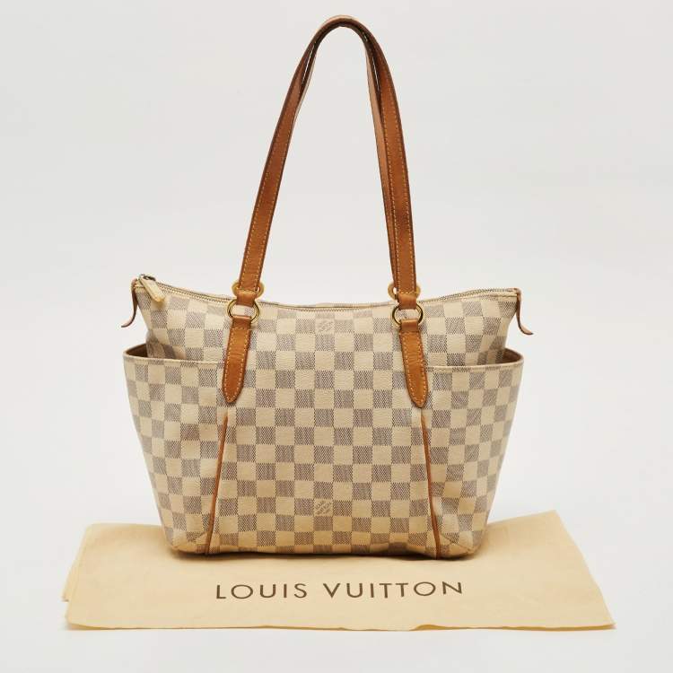 Pre Owned Louis Vuitton Damier Azur Canvas Totally PM Bag