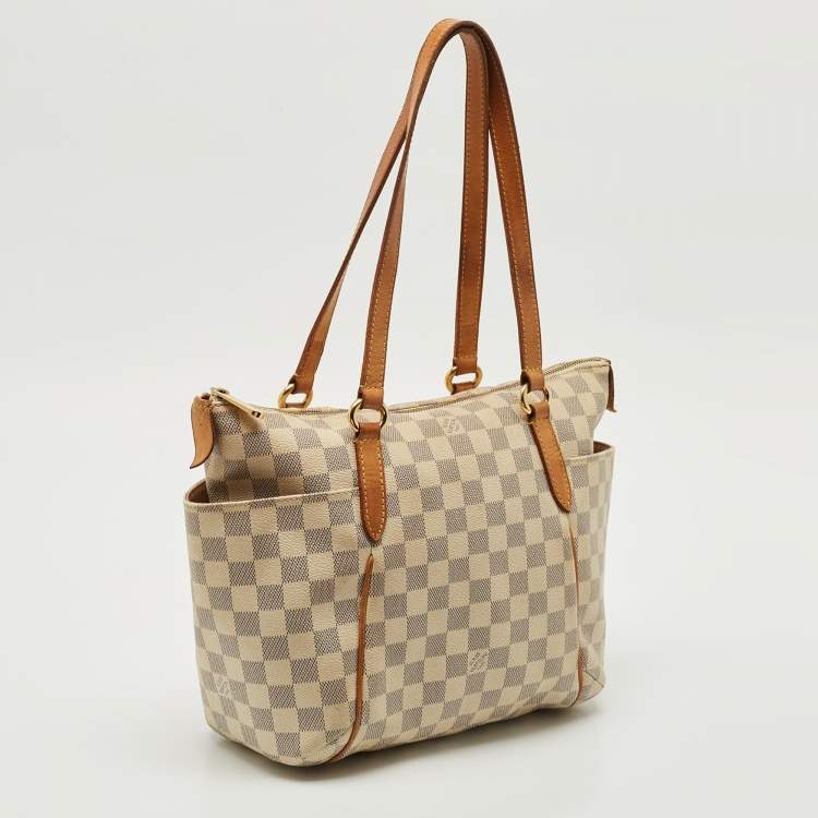 Pre Owned Louis Vuitton Damier Azur Canvas Totally PM Bag